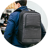 Targus backpack laptop carrying case outside