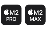 Apple M2 Pro chip or Apple M2 Max chip