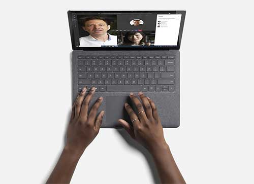Surface Laptop 4 Video conferencing