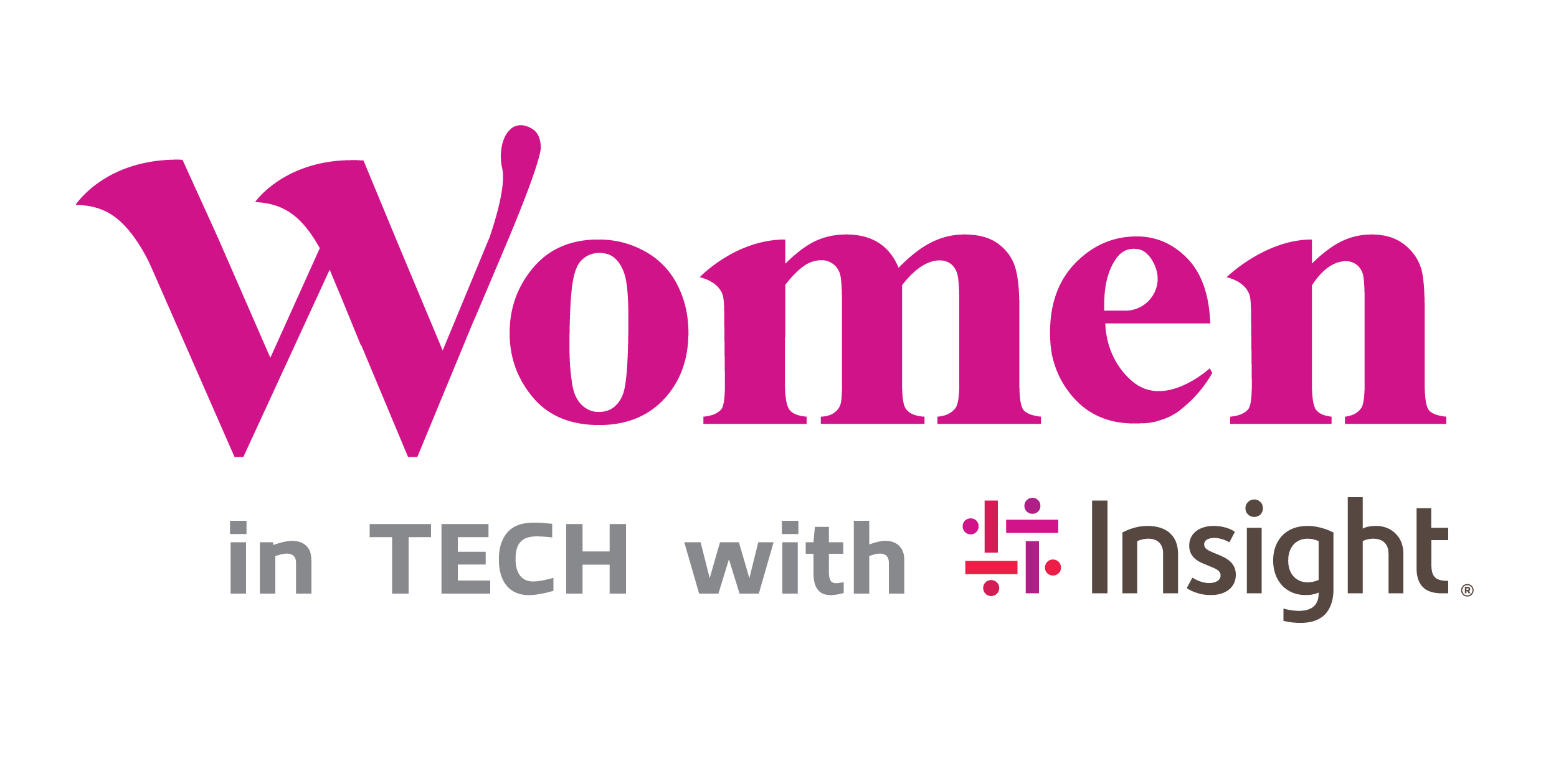 Women in tech with Insight logo