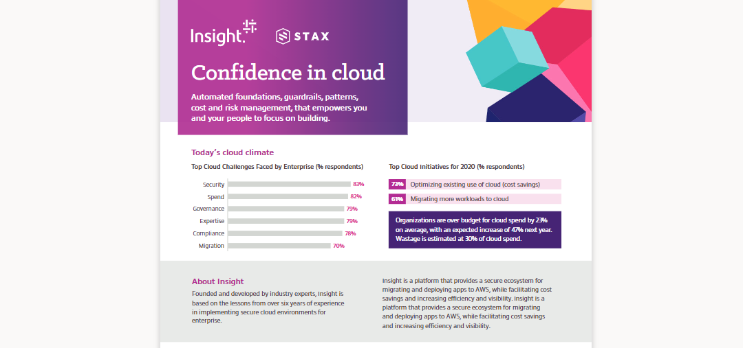 Article Insight & Stax | Supercharge your AWS cloud adoption​ Image