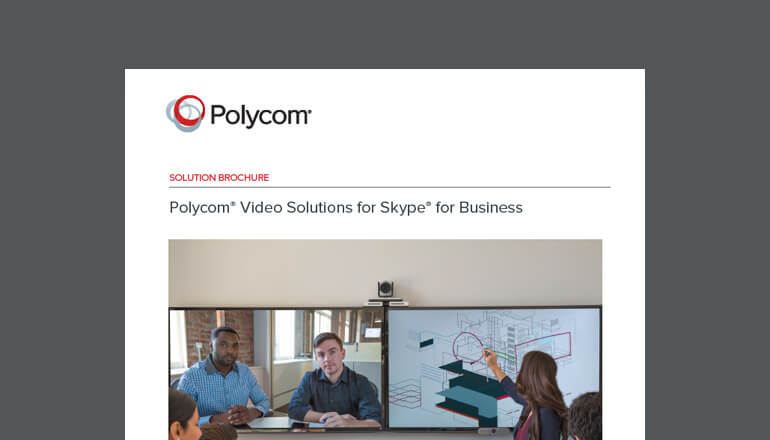 Article Polycom Video Solutions for Skype for Business Image