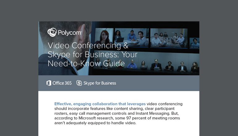 Article Video Conferencing & Skype for Business: Your Need-to-Know Guide Image