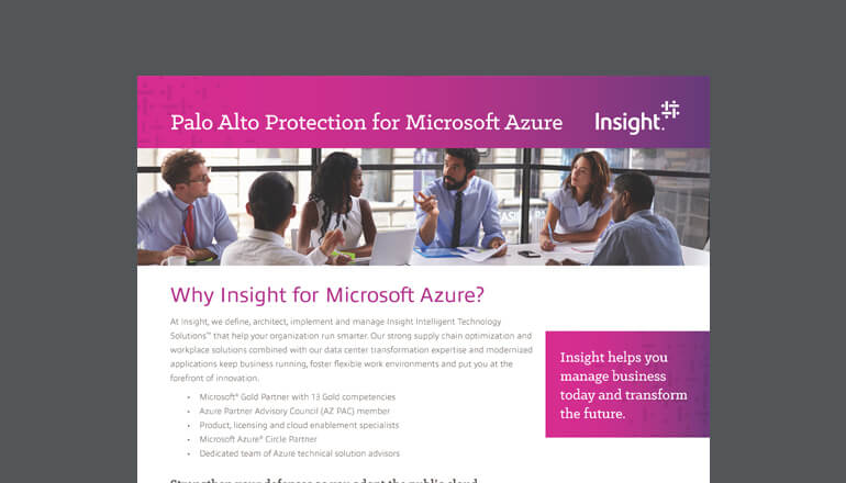 Article Palo Alto Protection for Microsoft Azure Image