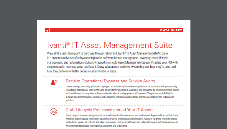 Article Ivanti IT Asset Management Suite Image