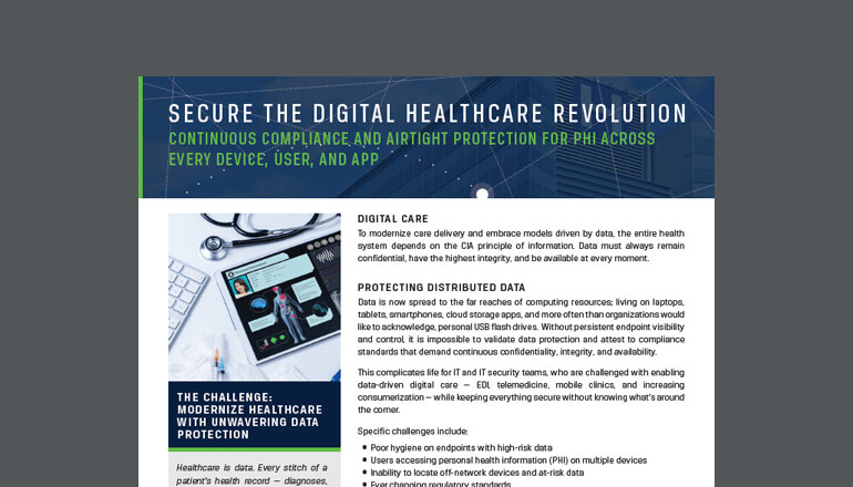 Article Secure the Digital Healthcare Revolution Image