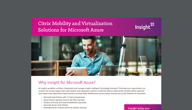 Article Citrix Virtualization Solutions for Microsoft Azure Image