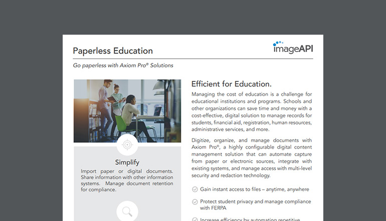 Article Image API –Axiom Pro Paperless Education Image