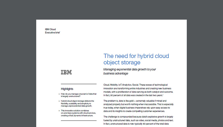 Article The Need for Hybrid Cloud Object Storage Image