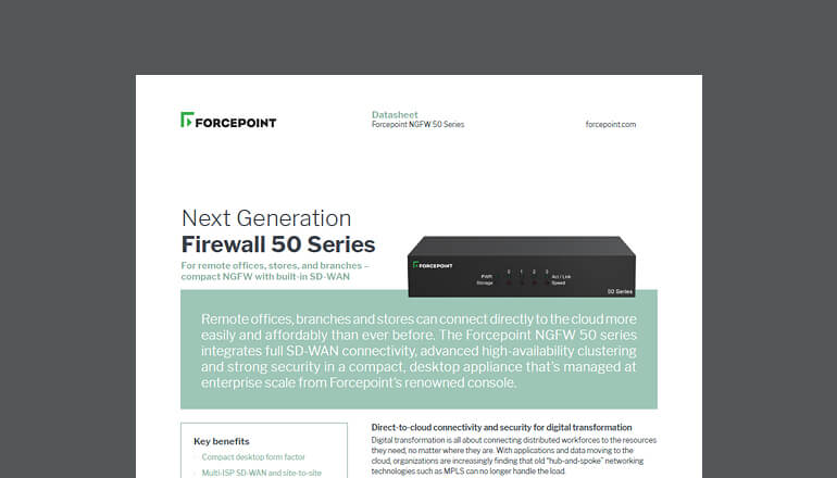 Article Next Generation Firewall 50 Series Image