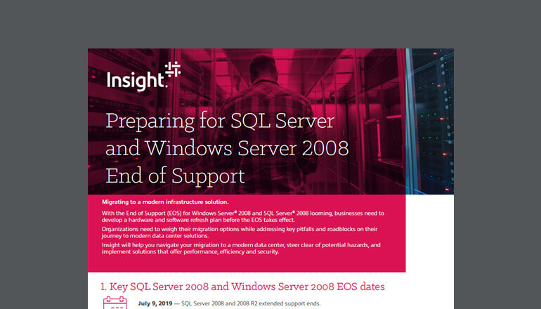 Preparing for SQL Server and Windows Server 2008 End of Support listicle