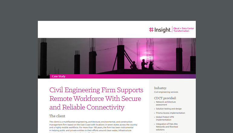 Article Civil Engineering Firm Supports Remote Workforce Image