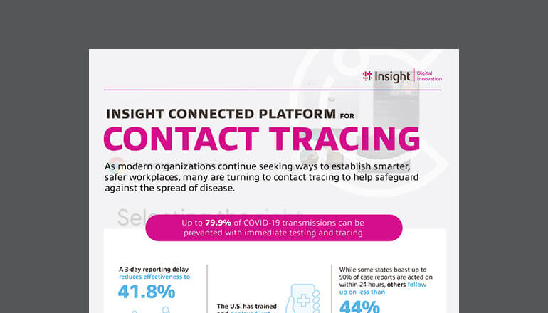 Article Connected Platform for Contact Tracing Infographic Image