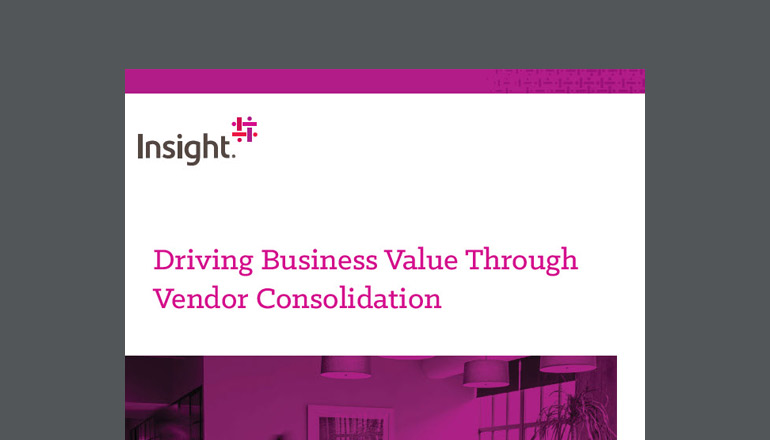 Article Driving Business Value Through Vendor Consolidation  Image