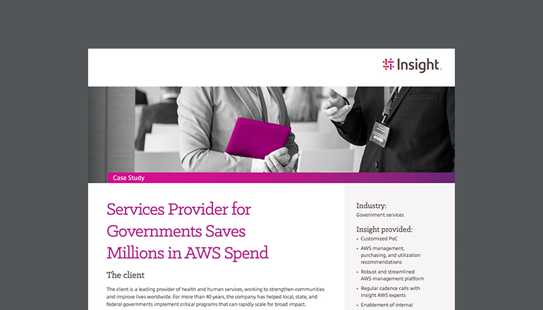 Article Services Provider for Governments Sees Significant Savings in AWS Spend Image