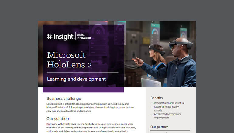 Article Microsoft HoloLens 2: Learning and Development  Image