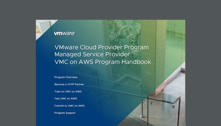 Article VMware Cloud on AWS Program Handbook  Image