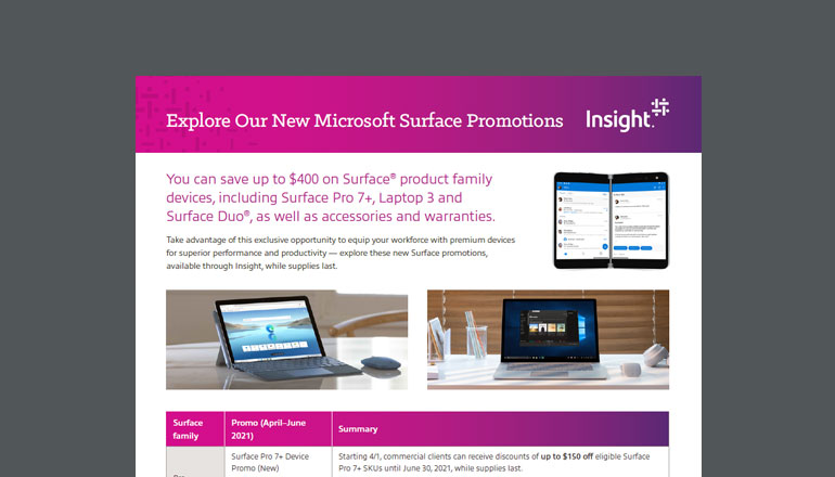 Article Explore Our New Microsoft Surface Promotions Image