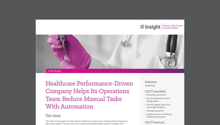 Article Healthcare Performance-Driven Company Helps its Operations Team Reduce Manual Tasks With Automation Image