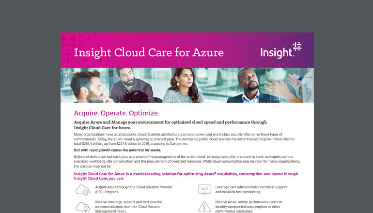 Article Insight Cloud Care for Azure  Image