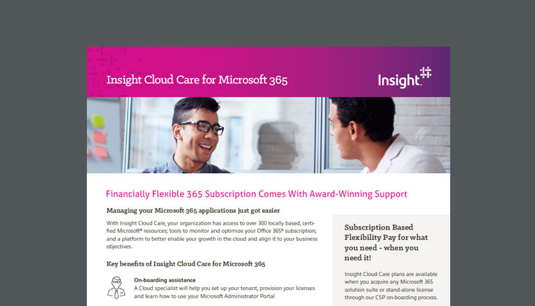 Article Insight Cloud Care for Microsoft 365  Image