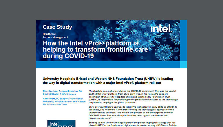Article Intel: Helping to Transform Frontline Care Image