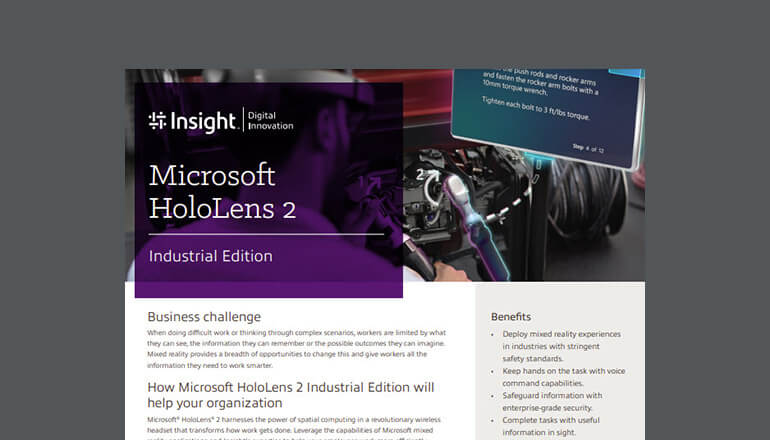 Article Microsoft HoloLens 2 Industrial Edition Image