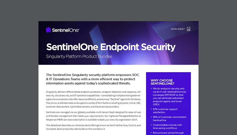 Article SentinelOne Endpoint Security Image