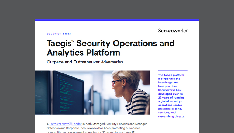 Article Secureworks | Taegis Security Operations And Analytics Image