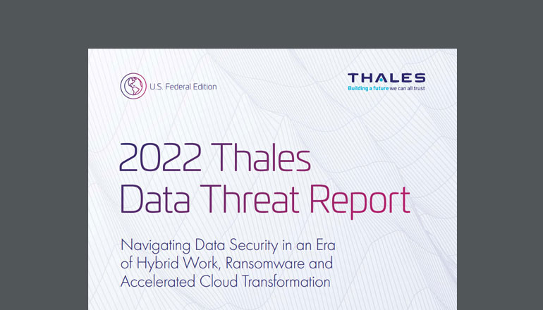 Article 2022 Thales Data Threat Report  Image
