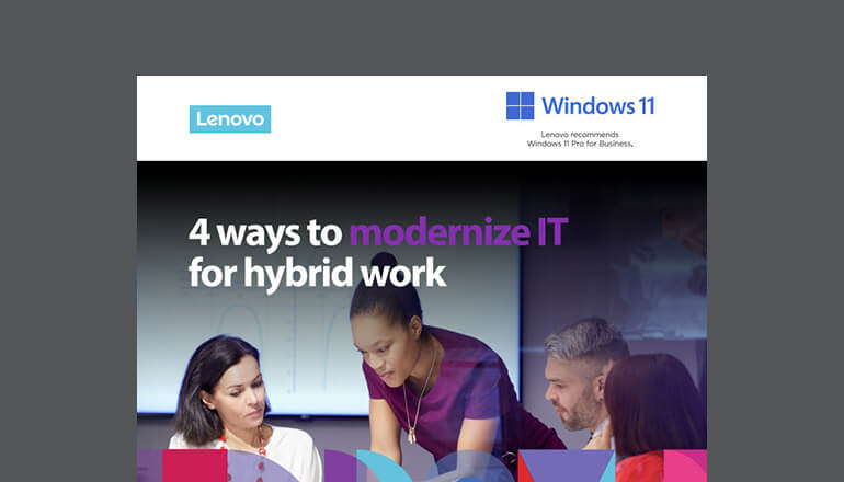 Article 4 Ways to Modernize IT for Hybrid Work Image