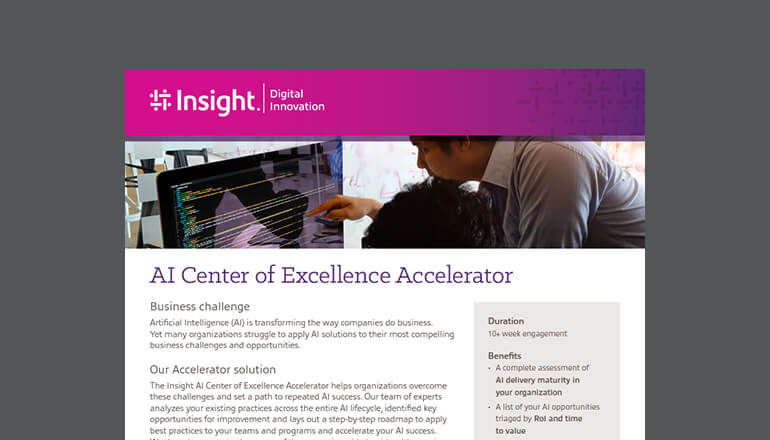 AI Center of Excellence Accelerator