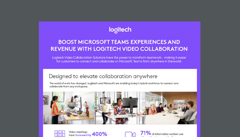 Article Boost Microsoft Teams Experiences and Revenue With Logitech Video Collaboration Image