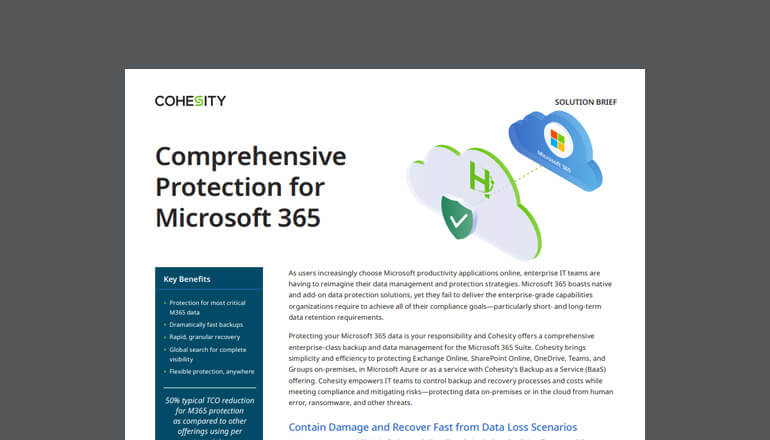 Article Comprehensive Protection for Microsoft 365 Image