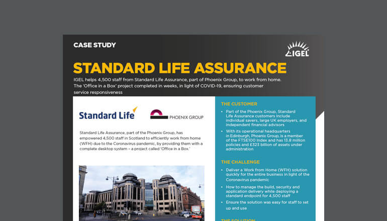 Article IGEL OS Case Study: Standard Life Assurance  Image