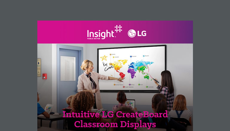 Article Infographic: Intuitive LG CreateBoard Classroom Displays | Digital Whiteboard  Image