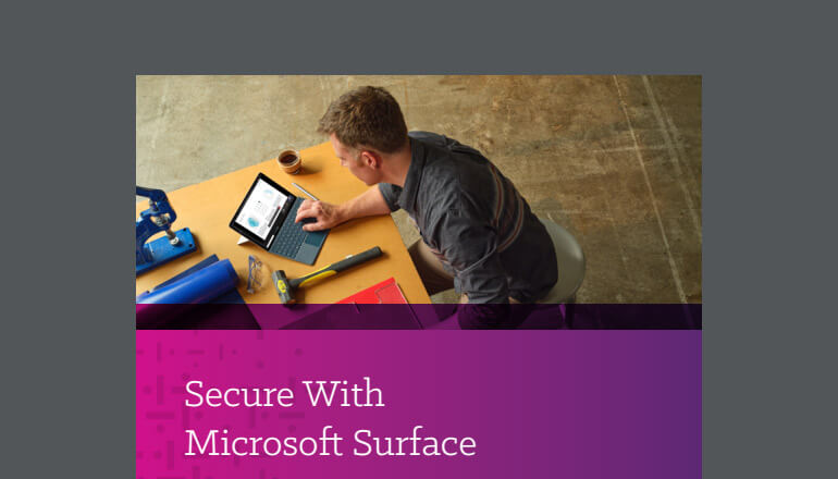 Article Secure With Microsoft Surface  Image