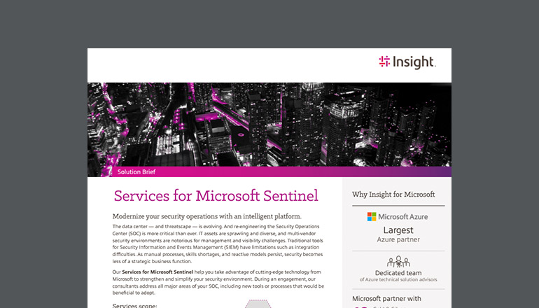 Article Services for Microsoft Sentinel Image