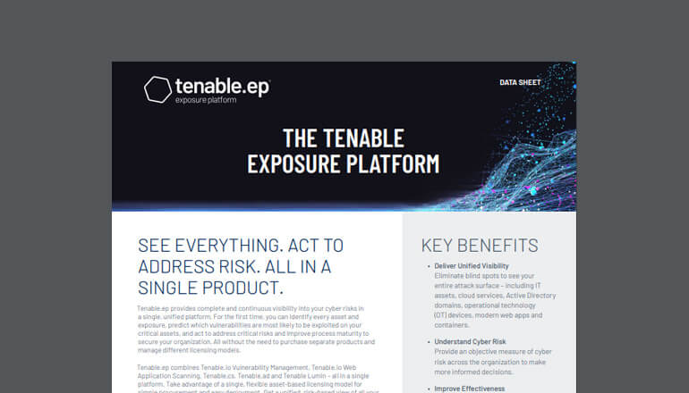Article The Tenable Exposure Platform Image