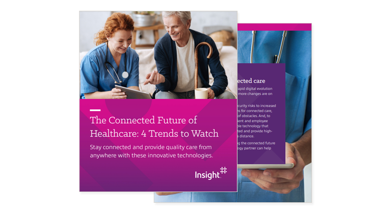 The Connected Future of Healthcare: 4 Trends to Watch ebook cover
