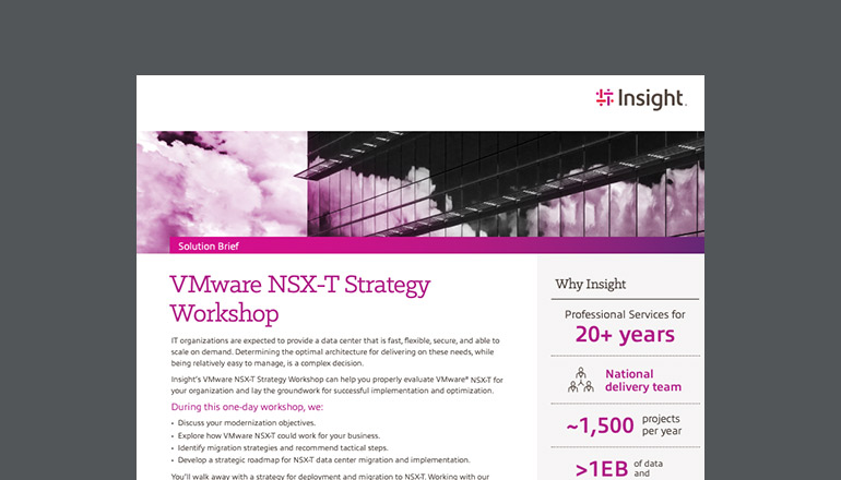 Article VMware NSX-T Strategy Workshop Image