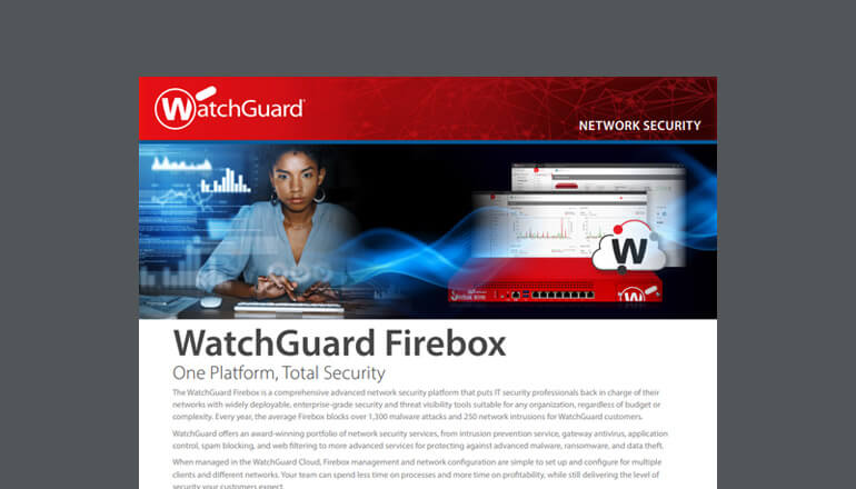 Article WatchGuard Firebox: One Platform, Total Security Image