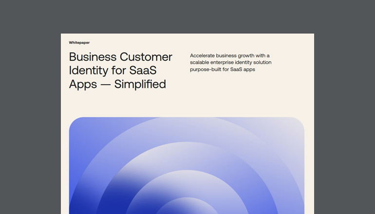 Article Business Customer Identity for SaaS Apps — Simplified  Image