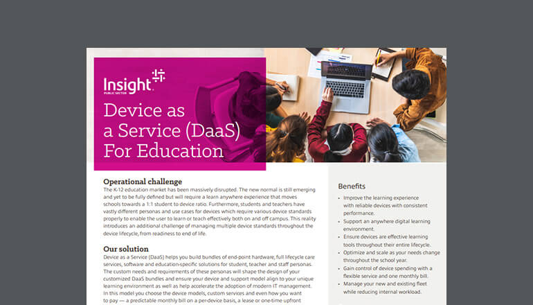 Article Device as a Service (DaaS) For Education Image