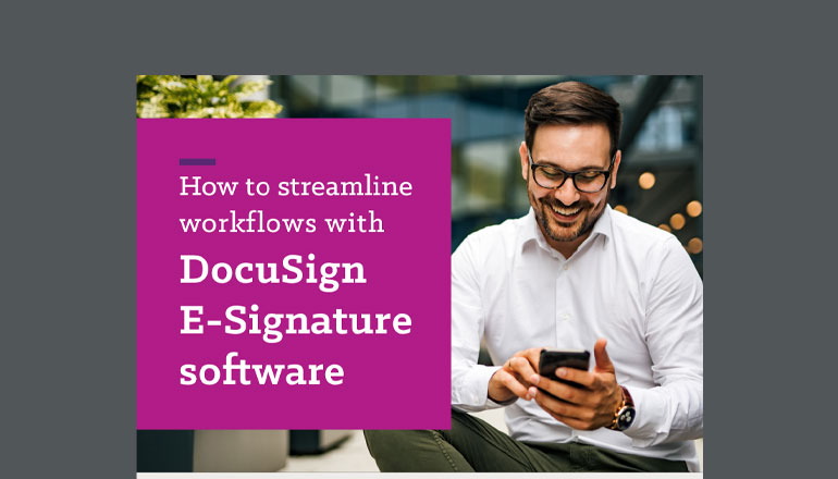Article How to Streamline Workflows With DocuSign E-Signature Software  Image