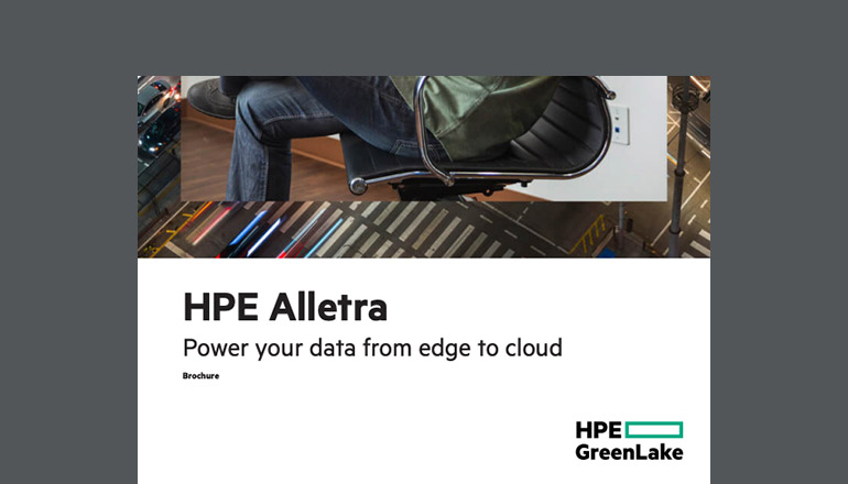 Article HPE Alletra: Power Your Data From Edge to Cloud Image
