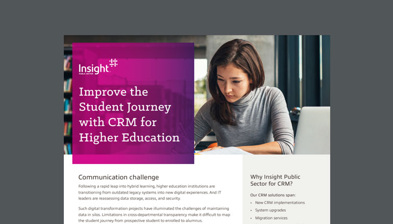 Article Improve the Student Journey With CRM for Higher Education Image