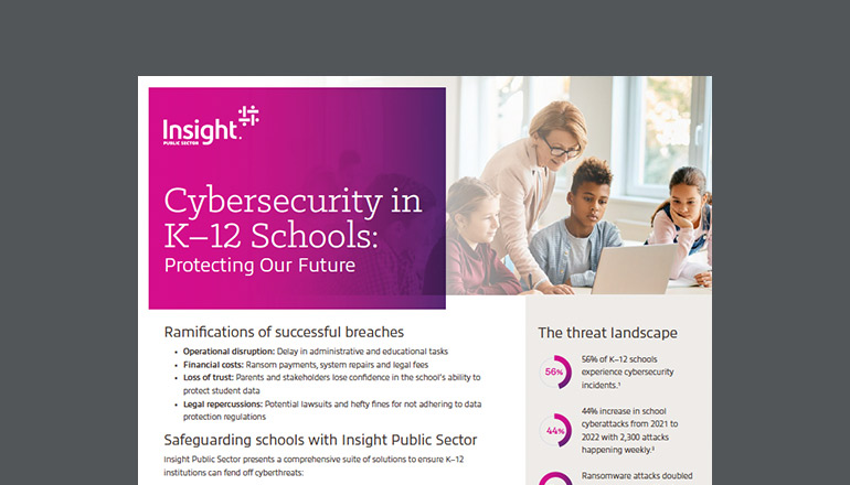 Article Cybersecurity in K–12 Schools | Protecting Student Data  Image
