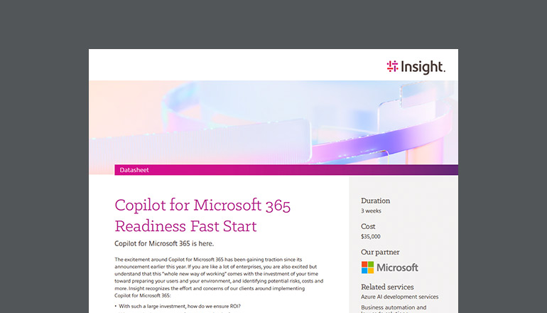 Article Microsoft 365 Copilot Readiness Fast Start  Image