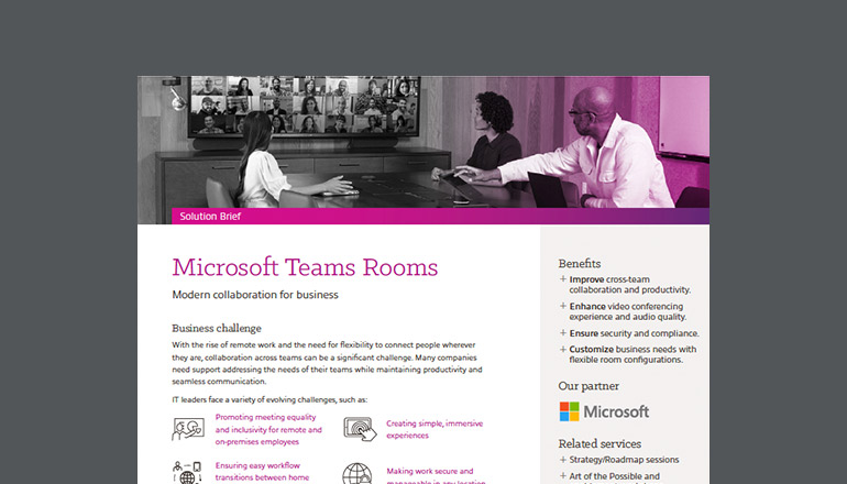 Article Microsoft Teams Rooms Image